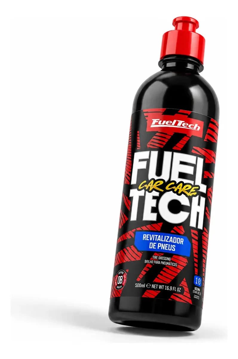 Pneu Pretinho Fueltech Com Brilho E Repelente De Água
