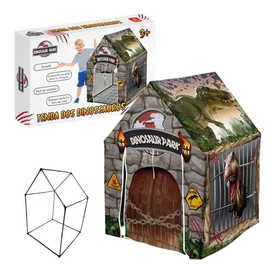 Cabana Infantil Barraca Toca Tenda Dinossauros Jurassic Park