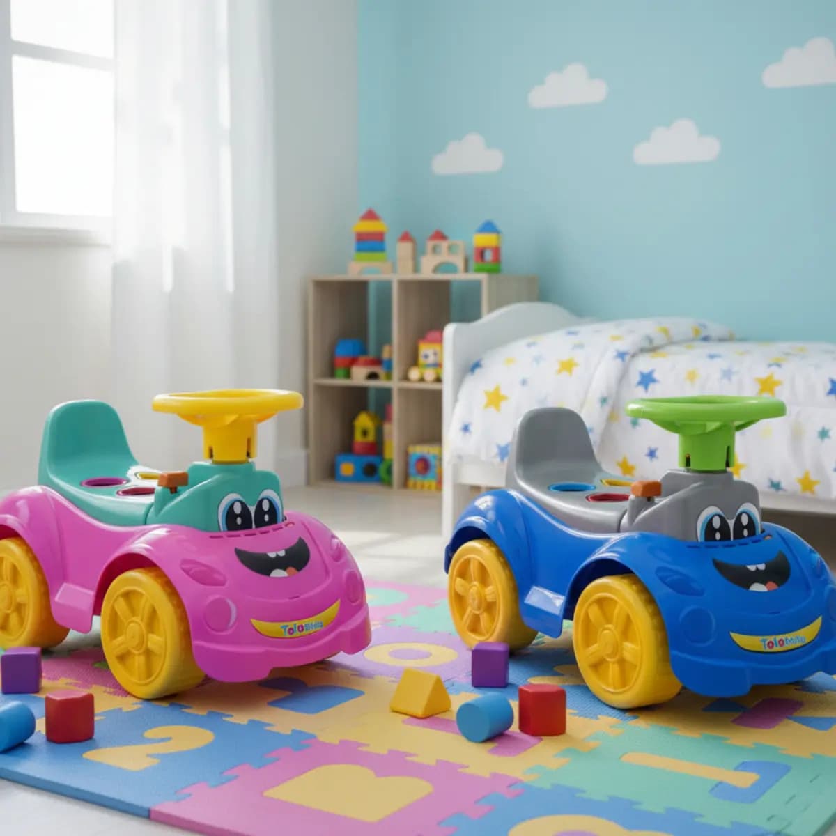 Triciclo Totokinha Sport Rosa Cardoso Toys com Buzina e Porta-Objetos