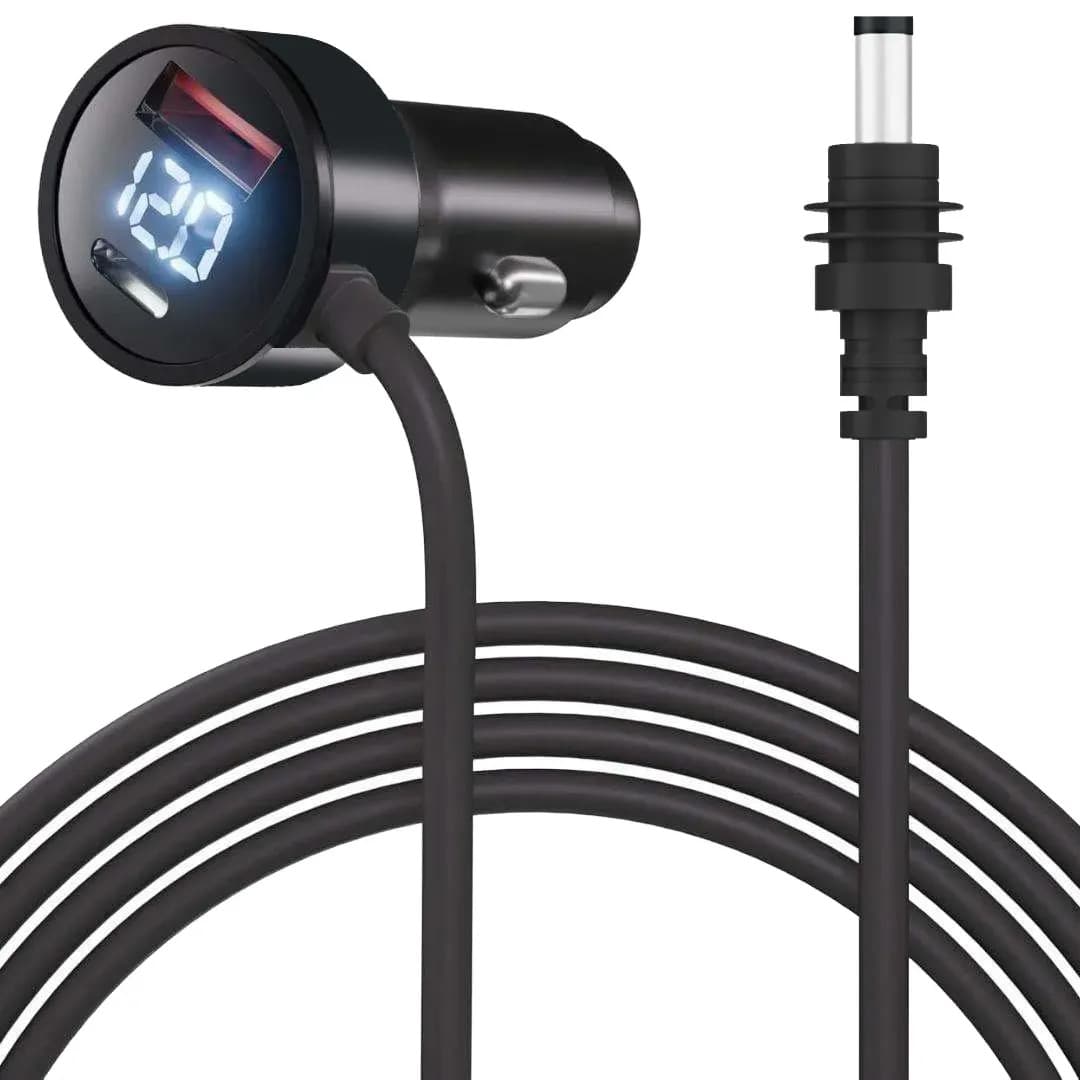 Cabo Carregador Para Starlink Mini Veicular 3 Em 1 12v 24v Com Usb-c Usb-a Display Digital Cabo 2m Para Carro Caminhão Motorhome Barco E Uso Externo