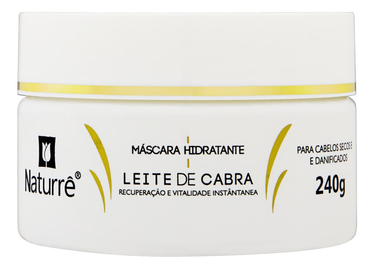 Máscara Leite de Cabra Naturrê Nutrição Intensa 240g