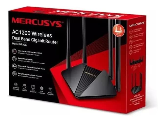 Roteador Mercusys Mr30g AC1200 Gigabit Dual Band