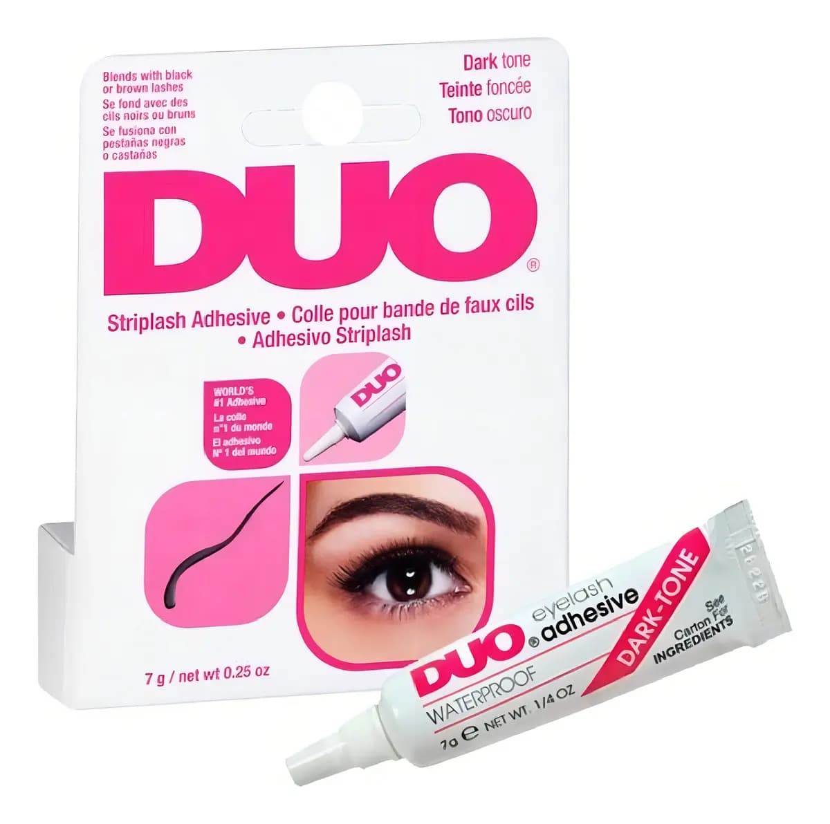 Adesivo para Cílios Postiços Duo Striplash Preto à Prova d'Água 7g