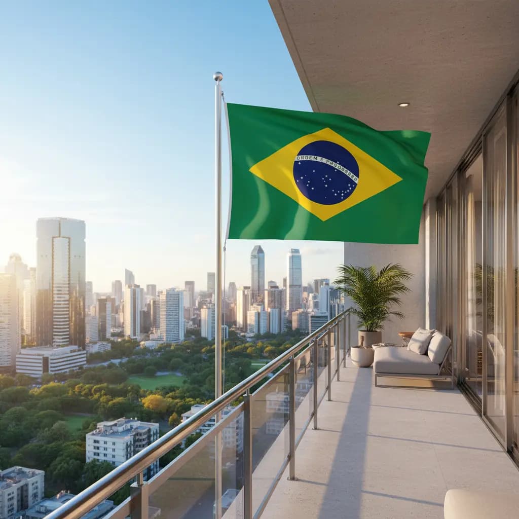 Bandeira Do Brasil - 1,50x0,90mt copa do mundo - torcida HEXACAMPEÃO
