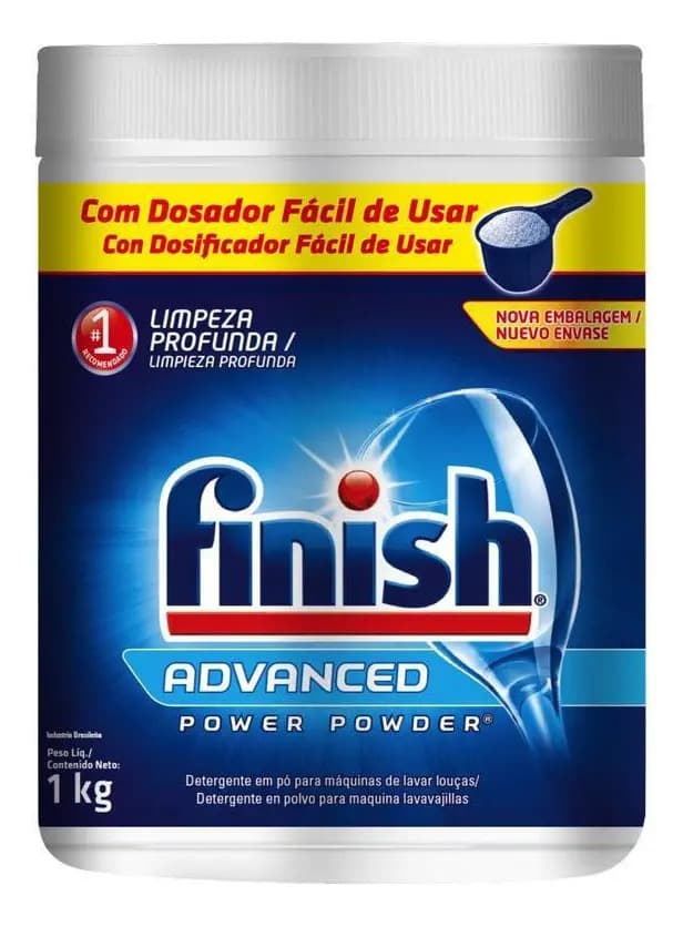 Advanced Detergente Em Pó Para Lava Louças 1Kg, Finish