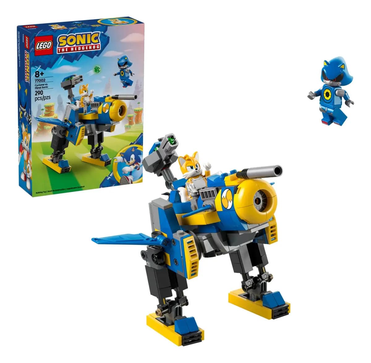 LEGO Sonic the Hedgehog Cyclone vs. Metal Sonic; Brinquedo de montar 77002