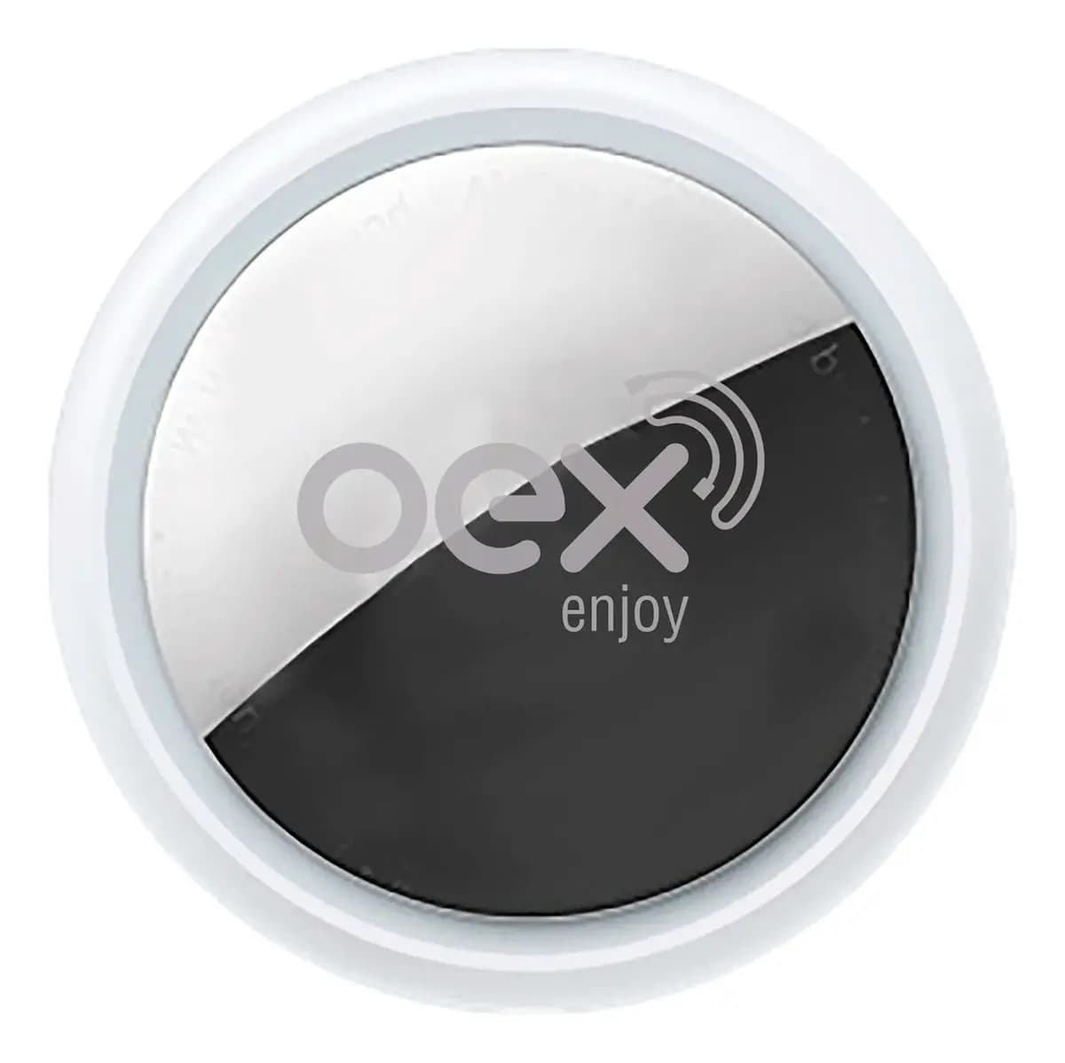 Localizador Oex Compatível Apple Airtag Bluetooth Gps Para Chaveiro Preto