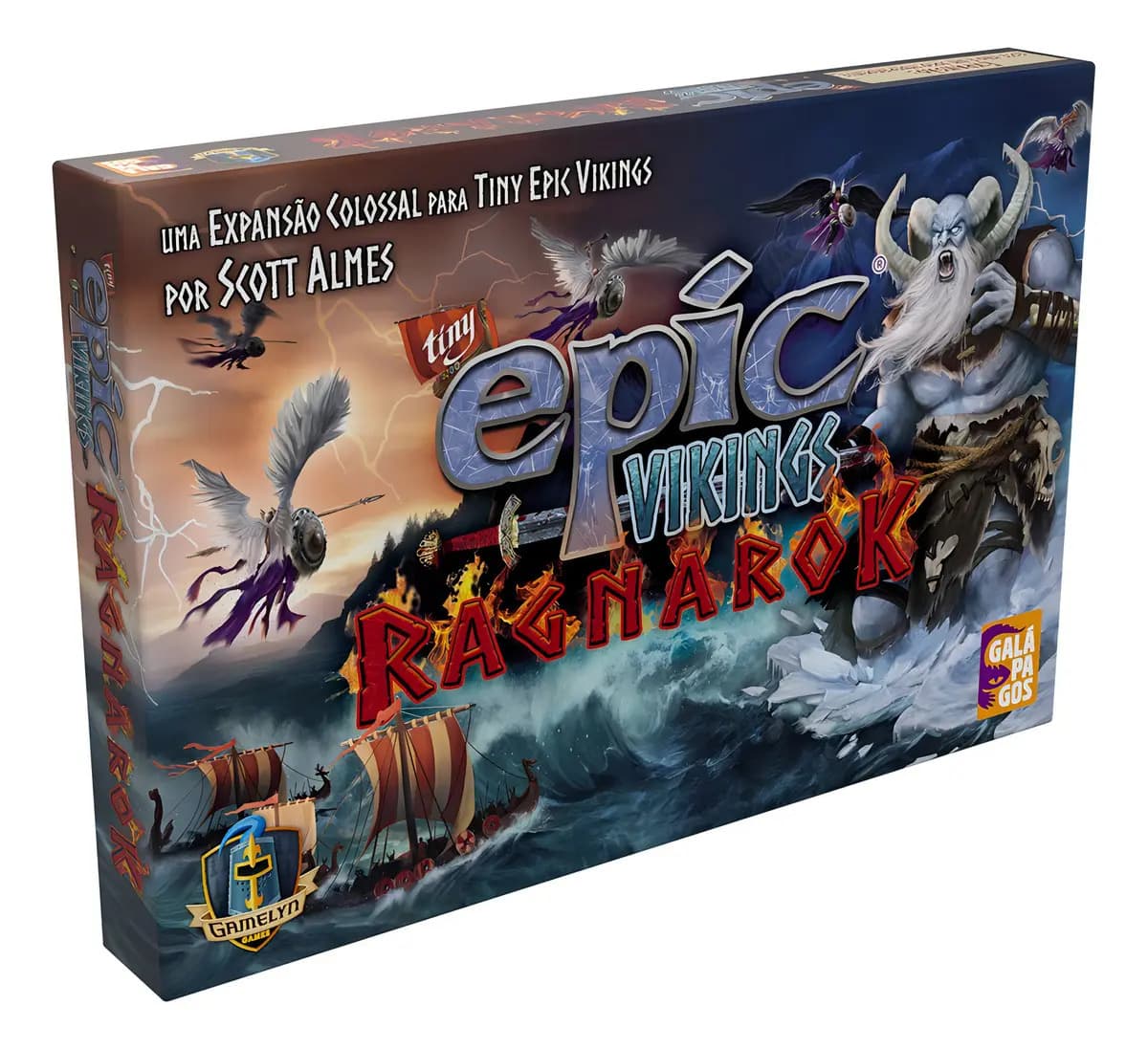 Tiny Epic Vikings: Ragnarok (expansão) Jogo De Tabuleiro