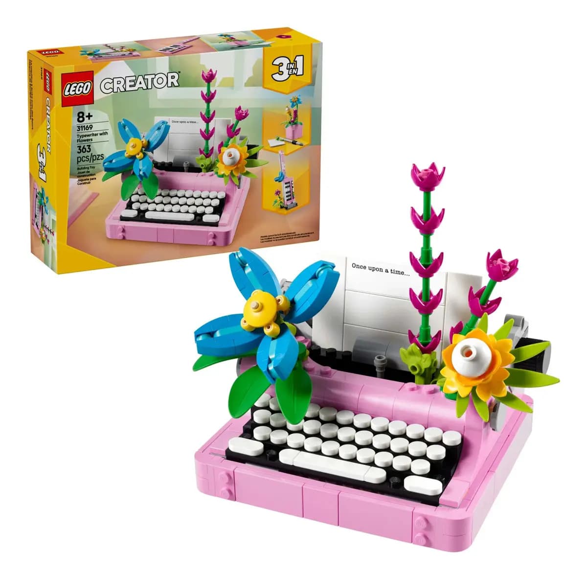 Lego® Creator Máquina De Escrever Com Flores 3em1 31169