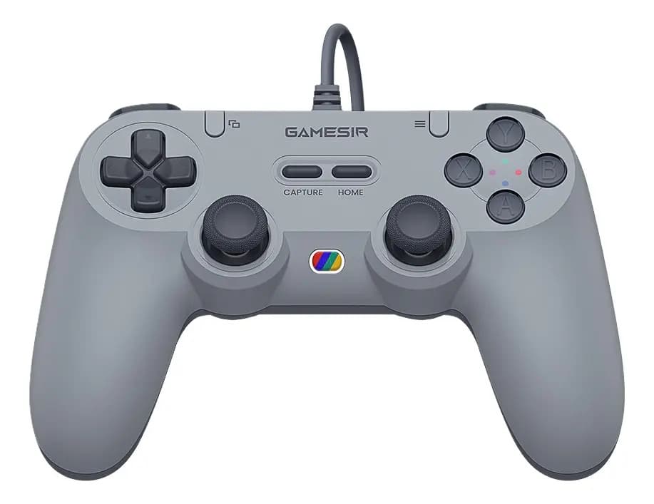 Controle Gamesir Tegenaria T3 Lite Com Fio Para Pc Switch Android Ios Steam Celular Hall Effect Usb Design Ergonômico Cinza