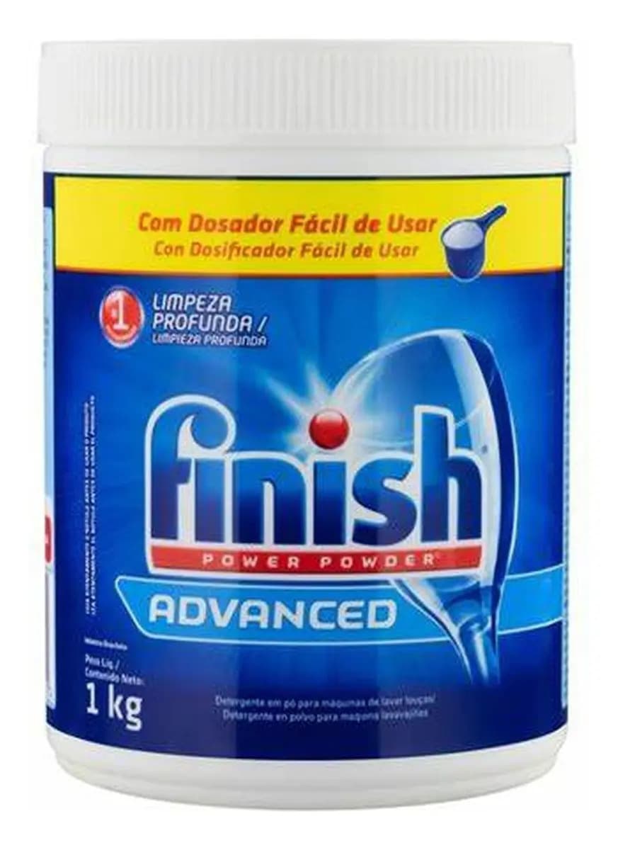 Lava Louças Em Pó Finish 1kg Para Máquina Brastemp LG Consul