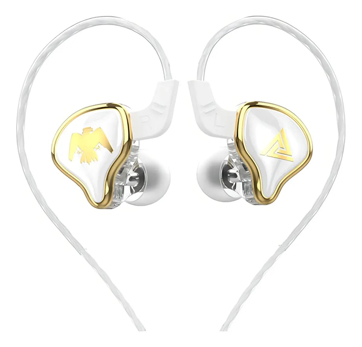 Fone De Ouvido Gamer Dj Musicos Retorno Palco Inear C/case Cor Branco