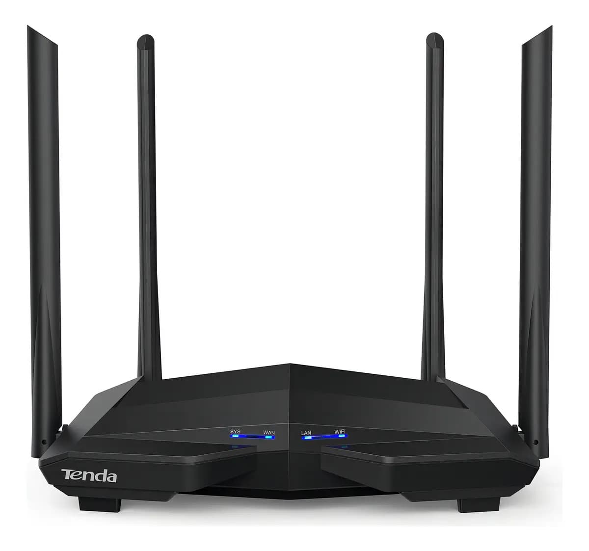 Roteador Wi-Fi Tenda AC10 Gigabit - AC1200 - Dual Band 2.4GHz e 5GHz - MU-MIMO e Beamforming - 4 Antenas 6dBi