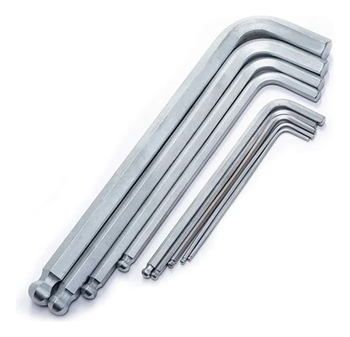 Jogo Chave Allen Abaulada Longa 9pc 1,5a10mm Sata St09105asj