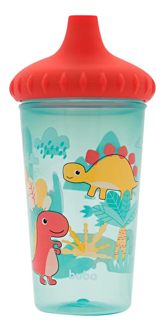 Buba Copo Antivazamento Colorido - Dinossauros