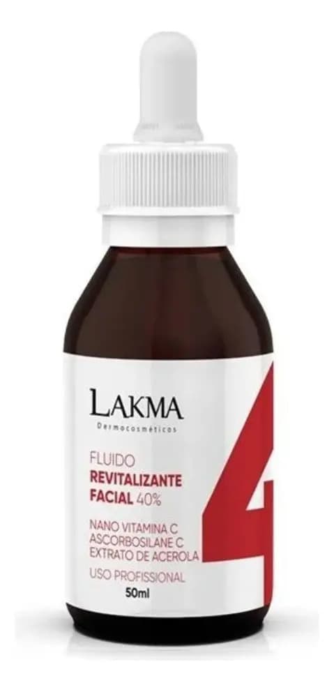 Sérum Facial Lakma Nano Vitamina C Rejuvenescedor para Pele Madura 50ml