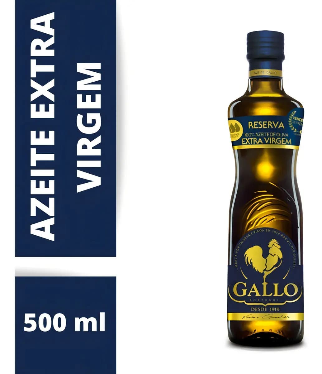 Azeite de Oliva Extra Virgem Reserva Português Gallo Vidro 500ml