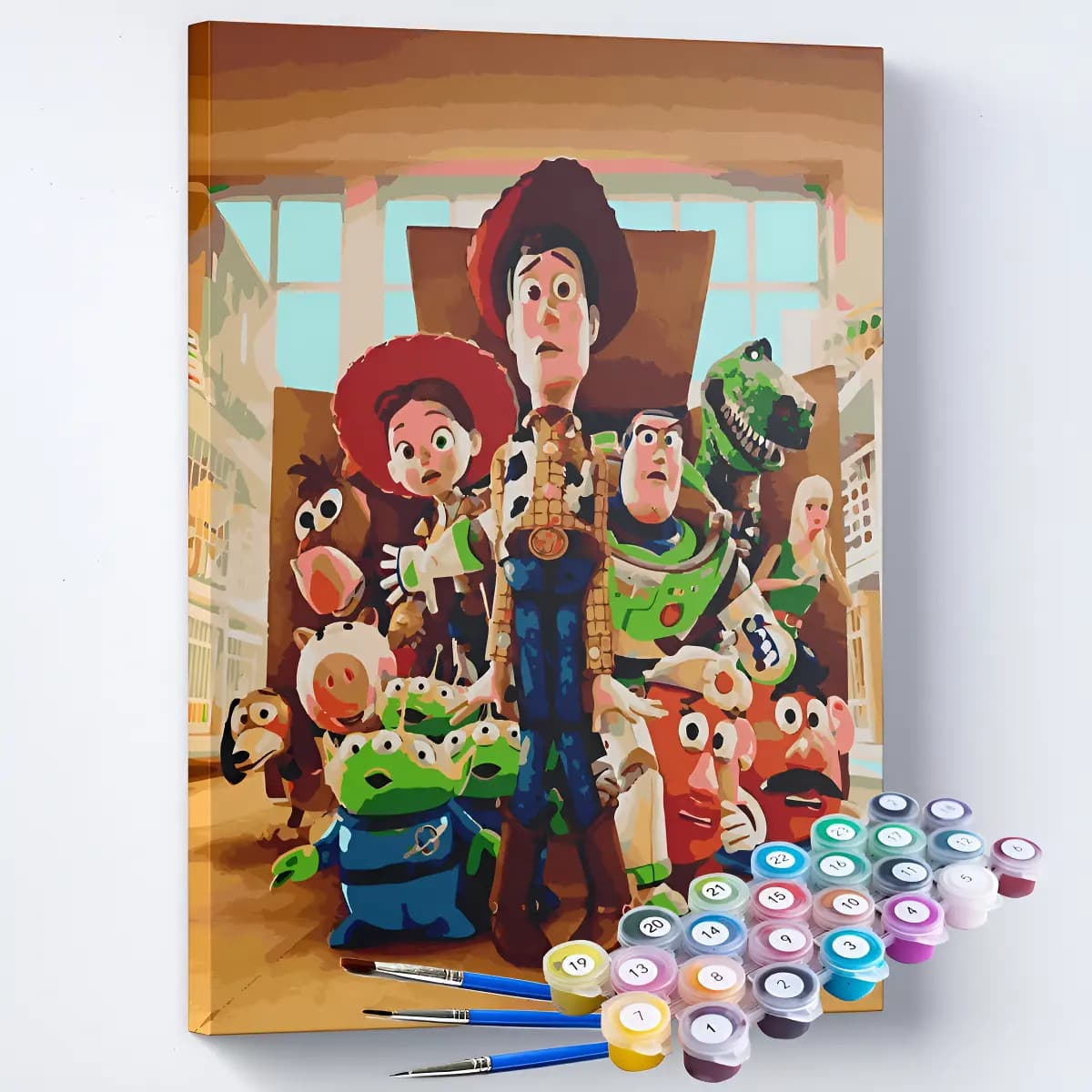Kit Pintura Numerada Terapeutica - Toy Story