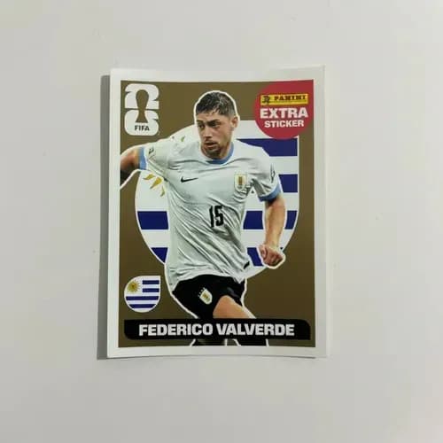 Figurinha Lendária Gold Ouro Legend Copa Mundo 2026 Federico Valverde Copa Do Mundo 2026