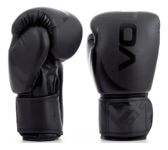 Luva Boxe Muay Thai Kickboxing Training 12oz Preta Vollo