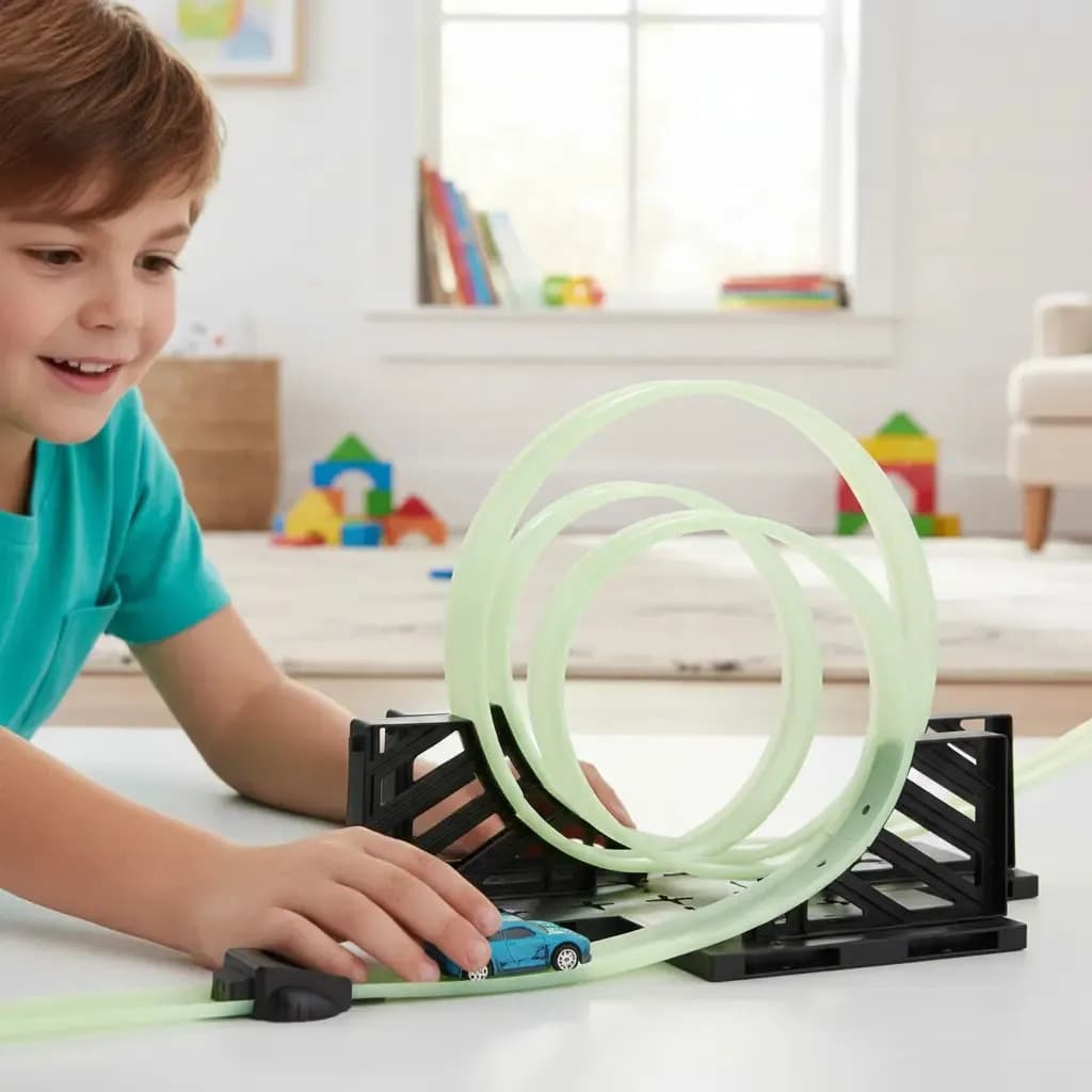 Pista De Carrinho Fricção Brinquedo Infantil Looping Radical Pista De Carros