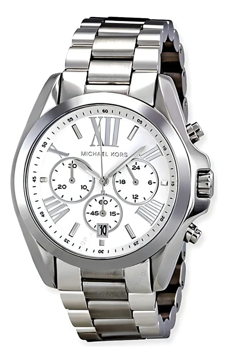 Relógio Michael Kors Mk5535 Bradshaw Feminino Prata