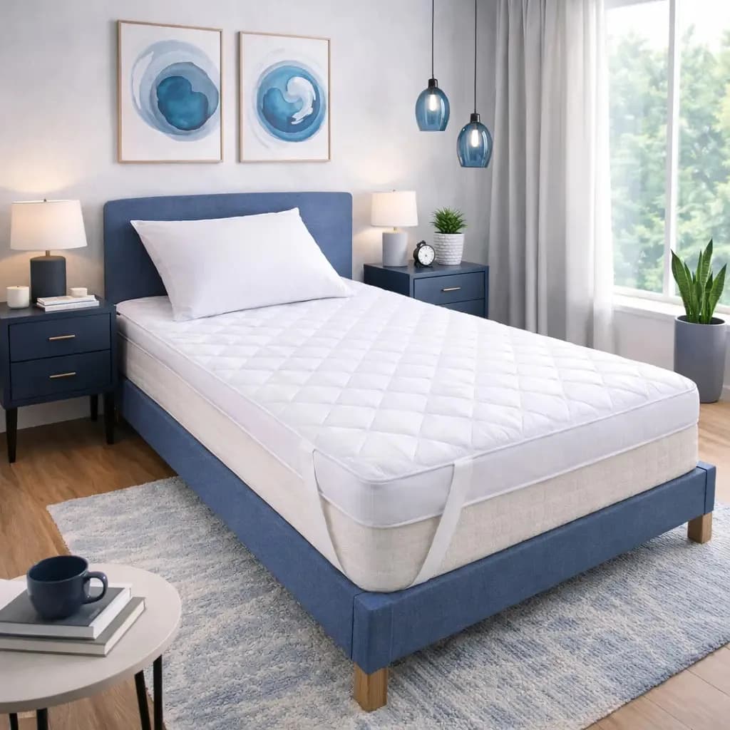 Protetor Pillow Top Para Cama Casal Extra Macio Premium Branco Liso Solteiro
