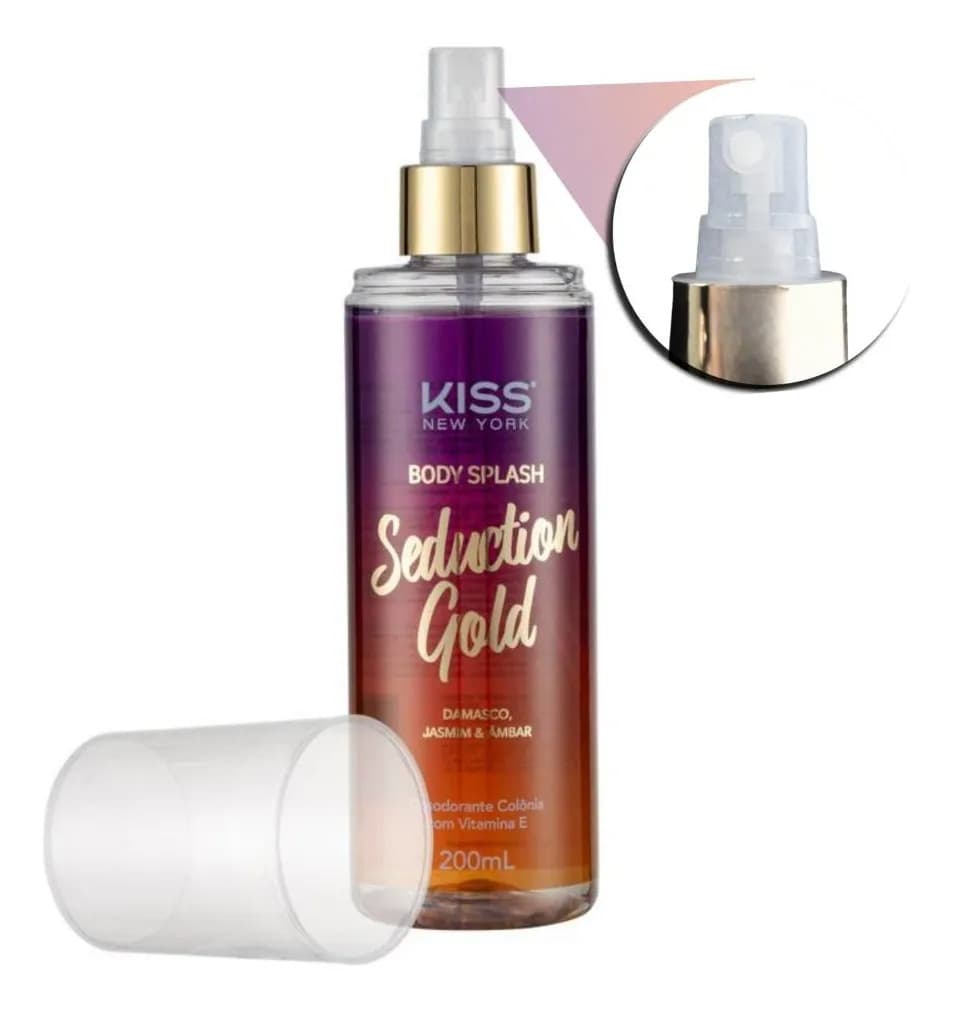 Body Splash Seduction Gold Kiss New York 200ml