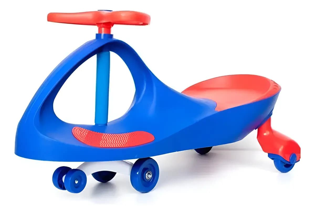 Super Car Rolimã Infantil Volante 360 Cores Cor Azul/vermelho