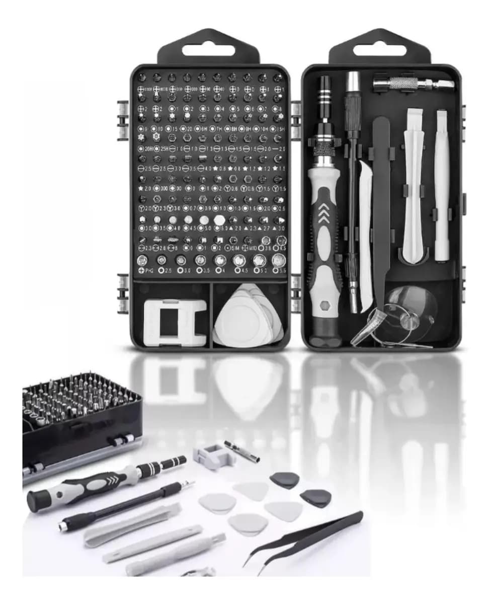 Kit Chaves Precisão Multi Reparo XLW-115 115 Peças Aço